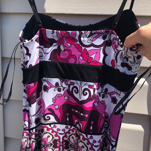 Elastic Tank Top with bra pads n side zipper small - Picture 7 of 8